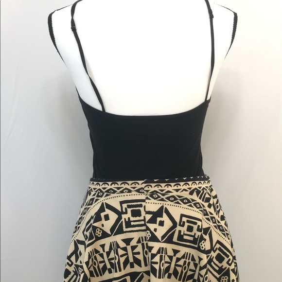 Vizio Cream colored Skirt w Black Pattern, large - Picture 7 of 8